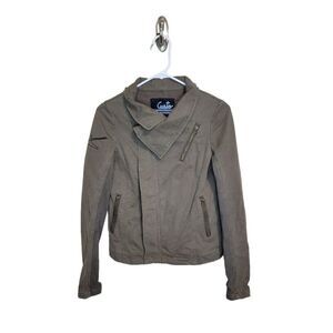 Custo Army Green Military Style Bomber Jacket